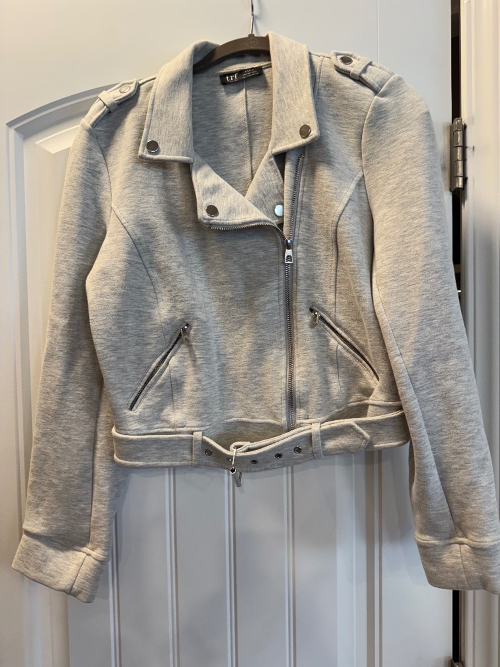 Sweatshirt Cropped Jacket